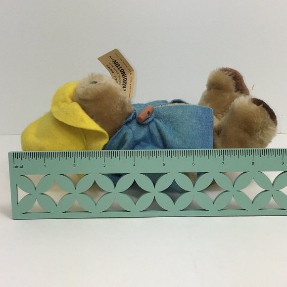 Paddington Bear Plush Darkest Peru To London England 11" Eden Toys Vintage 1975 - Picture 10 of 12